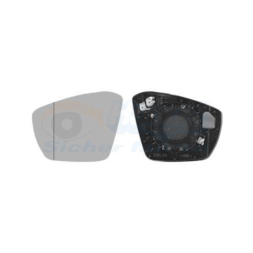 VAN WEZEL Spiegelglas, Au&szlig;enspiegel * HAGUS * 5706837