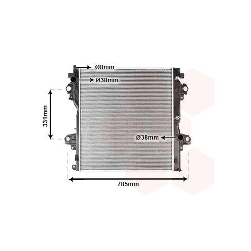 VAN WEZEL K&uuml;hler, Motork&uuml;hlung 53002604