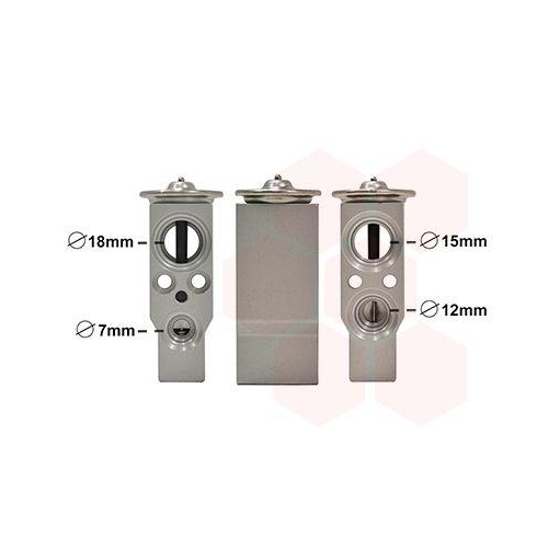 VAN WEZEL Expansionsventil, Klimaanlage 37011702