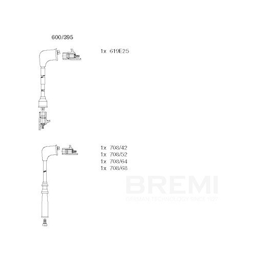 BREMI Z&uuml;ndleitungssatz 600/395