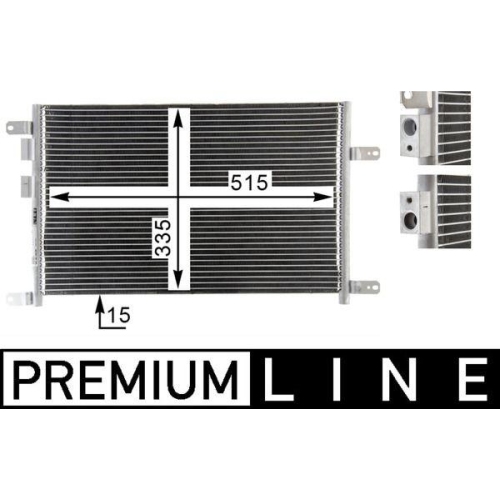 MAHLE Kondensator, Klimaanlage BEHR *** PREMIUM LINE *** AC 834 000P