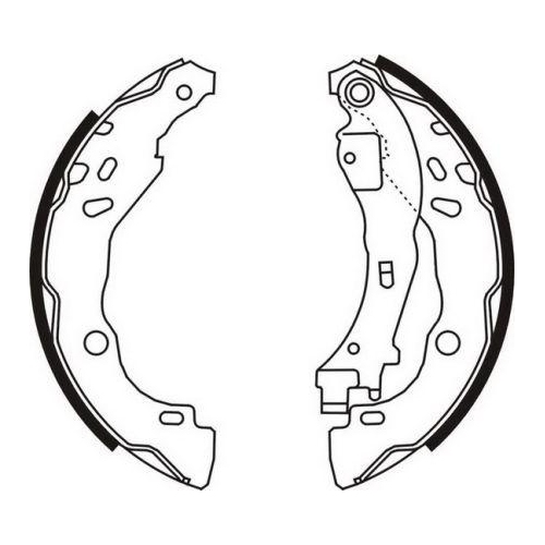 ABE Bremsbackensatz C0C020ABE