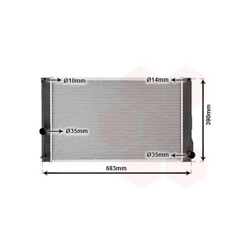 VAN WEZEL K&uuml;hler, Motork&uuml;hlung 53002608