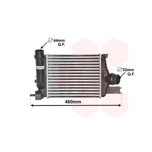 VAN WEZEL Ladeluftk&uuml;hler 43004602