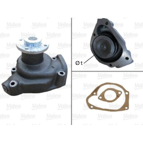 VALEO Wasserpumpe, Motork&uuml;hlung 506358