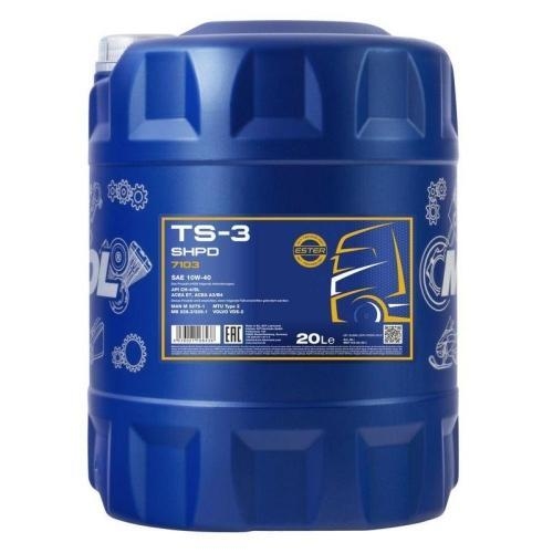 Motor&ouml;l Motoren&ouml;l Mannol TS-3 SHPD 10W-40 20 Liter Kanister MN7103-20