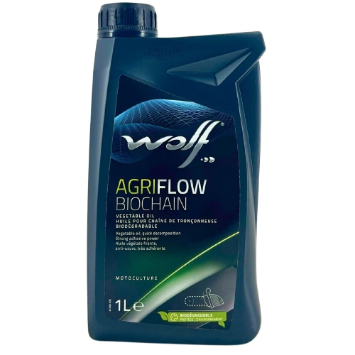 Wolf Bio Ketten&ouml;l AgriFlow Biochain Bio Ketten&ouml;l 1 Liter Flasche 8308703