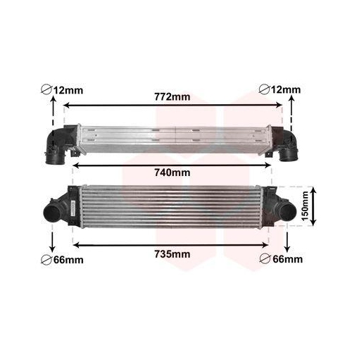 VAN WEZEL Ladeluftk&uuml;hler 59004173