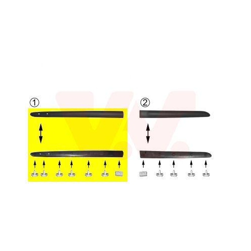 VAN WEZEL Zier-/Schutzleiste, T&uuml;r 4339424