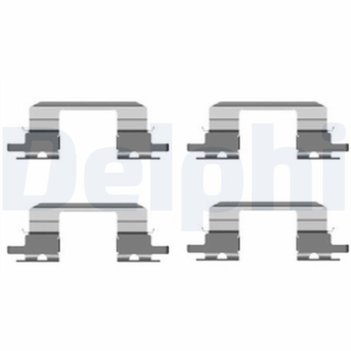 DELPHI Zubeh&ouml;rsatz, Scheibenbremsbelag LX0431