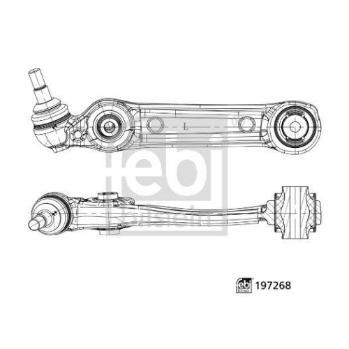 FEBI BILSTEIN Lenker, Radaufhängung 197268