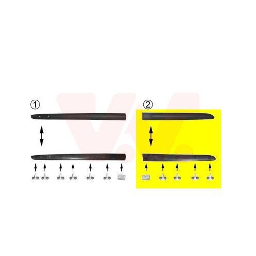 VAN WEZEL Zier-/Schutzleiste, T&uuml;r 4339426