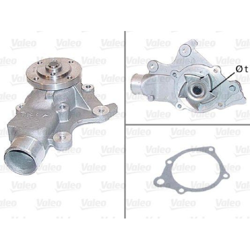 VALEO Wasserpumpe, Motork&uuml;hlung 506446