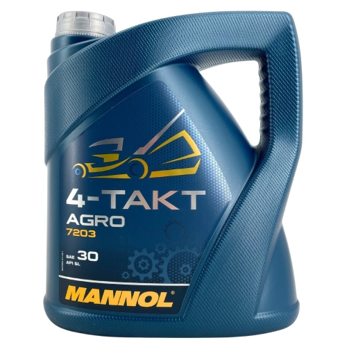 Motor&ouml;l Motoren&ouml;l Mannol 4-Takt Agro SAE 30 4 Liter Kanister MN7203-4
