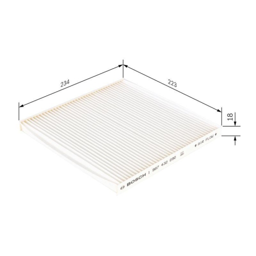 BOSCH Filter, Innenraumluft 1 987 432 090
