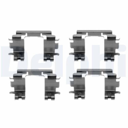 DELPHI Zubeh&ouml;rsatz, Scheibenbremsbelag LX0433