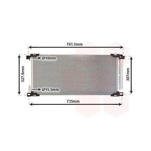 VAN WEZEL Kondensator, Klimaanlage 53015704