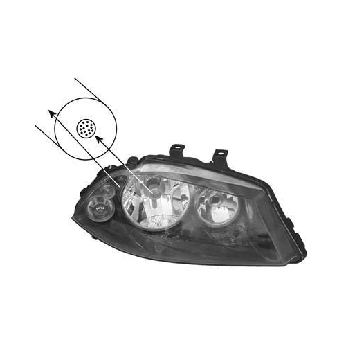 VAN WEZEL Hauptscheinwerfer 4917966
