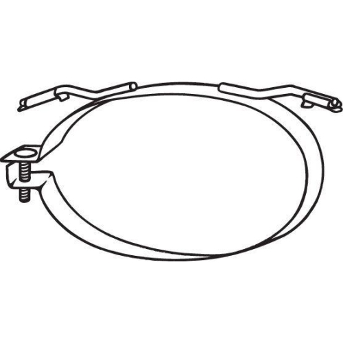 BOSAL Halter, Abgasanlage 251-837