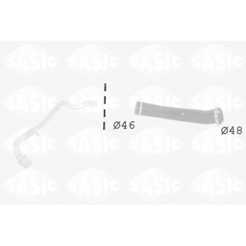 SASIC Ladeluftschlauch 3334063