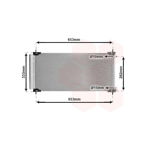 VAN WEZEL Kondensator, Klimaanlage 53015707