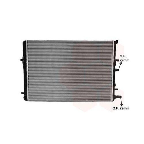 VAN WEZEL Niedertemperaturk&uuml;hler, Ladeluftk&uuml;hler 43012736