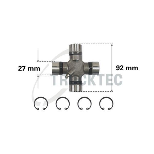 TRUCKTEC AUTOMOTIVE Gelenk, Gelenkwelle 02.34.043