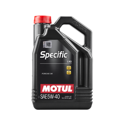 MOTUL SPECIFIC C40 5W-40 Motor&ouml;l 5 Liter PORSCHE C 40 Benzin Motoren &Ouml;l ACEA C3