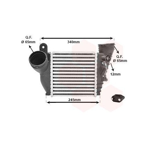 VAN WEZEL Ladeluftk&uuml;hler *** IR PLUS *** 03004354