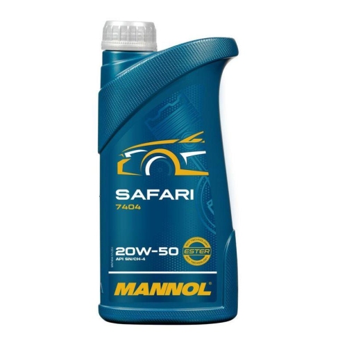 Motor&ouml;l Motoren&ouml;l Mannol Safari 20W-50 1 Liter Flasche MN7404-1