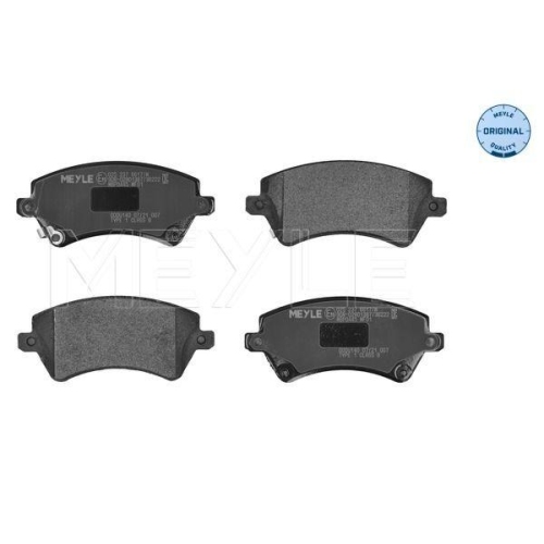 MEYLE Bremsbelagsatz, Scheibenbremse MEYLE-ORIGINAL: True to OE. 025 237 6617/W