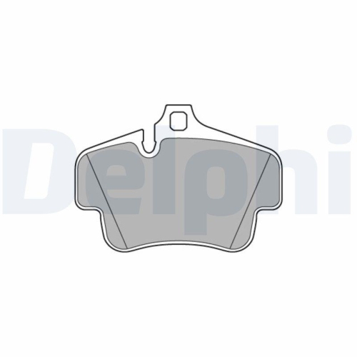 DELPHI Bremsbelagsatz, Scheibenbremse LP3586