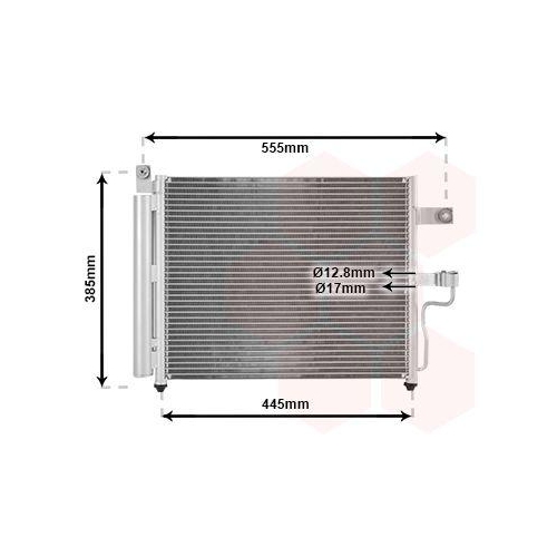 VAN WEZEL Kondensator, Klimaanlage 82005081