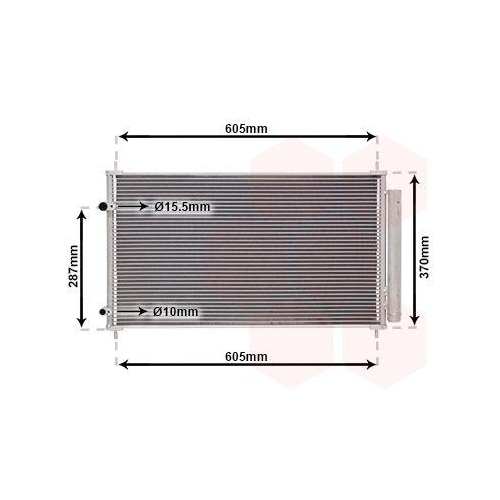 VAN WEZEL Kondensator, Klimaanlage 53015709