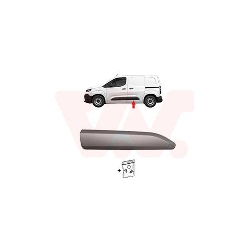 VAN WEZEL Zier-/Schutzleiste, Seitenwand ** Equipart ** 0991405