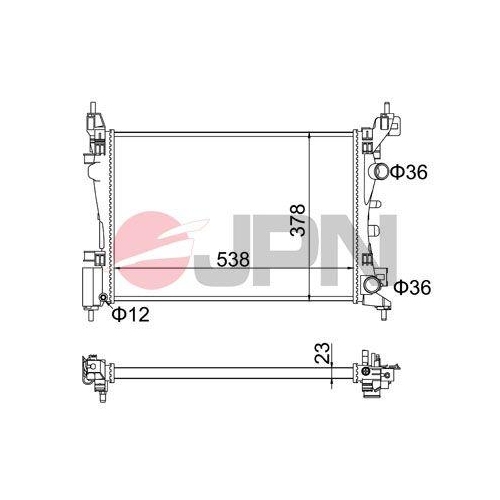 JPN K&uuml;hler, Motork&uuml;hlung 60C9037-JPN