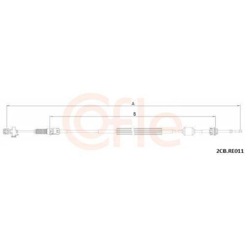 COFLE Seilzug, Schaltgetriebe 92.2CB.RE011