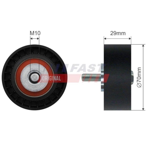 FAST Spannrolle, Keilrippenriemen FT44575