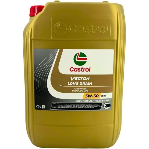 Motoröl Castrol Vecton Long Drain 5W-30 E6/E9 MAN Mercedes Iveco Ford 20 Liter