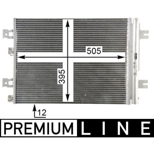 MAHLE Kondensator, Klimaanlage BEHR *** PREMIUM LINE *** AC 858 000P