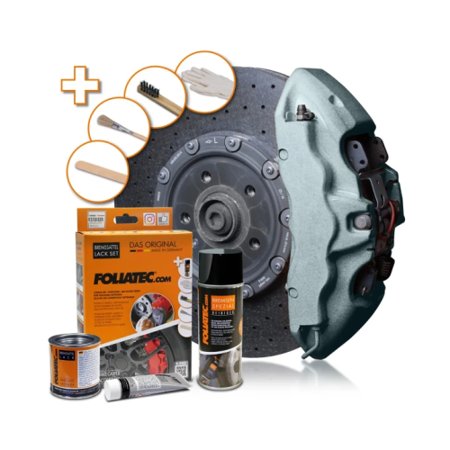Foliatec Bremssattellack silber metallic marina bay 2197 7-teilig hitzebest&auml;ndig