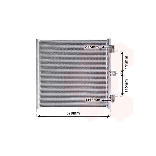 VAN WEZEL Kondensator, Klimaanlage 74015704