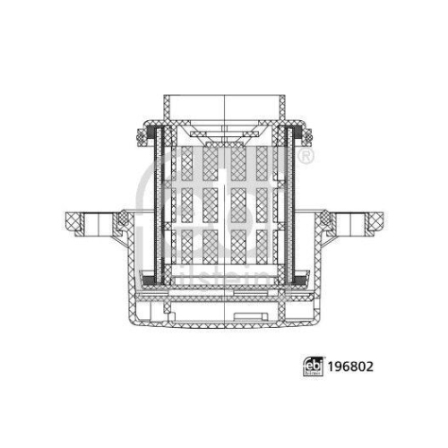 FEBI BILSTEIN Luftfilter, Retarder 196802