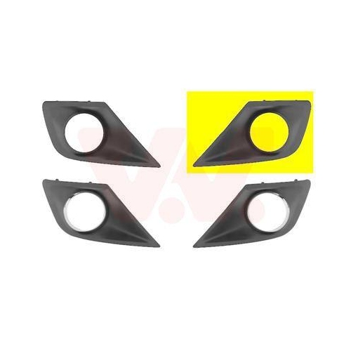 VAN WEZEL L&uuml;ftungsgitter, Sto&szlig;f&auml;nger ** Equipart ** 4033593