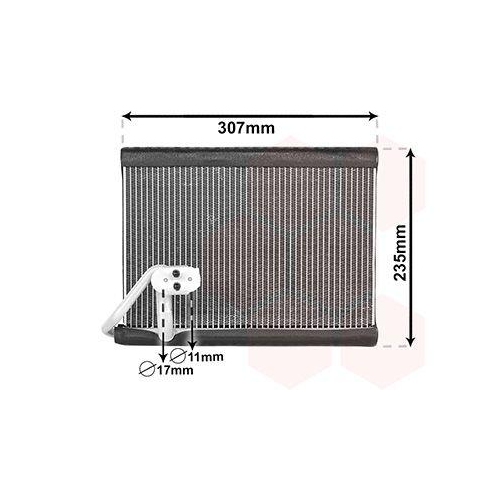 VAN WEZEL Verdampfer, Klimaanlage 4000V401