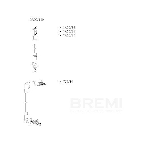 BREMI Z&uuml;ndleitungssatz 3A00/119