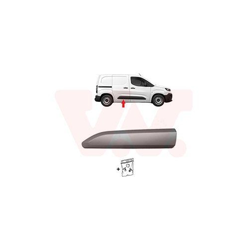 VAN WEZEL Zier-/Schutzleiste, Seitenwand ** Equipart ** 0991406