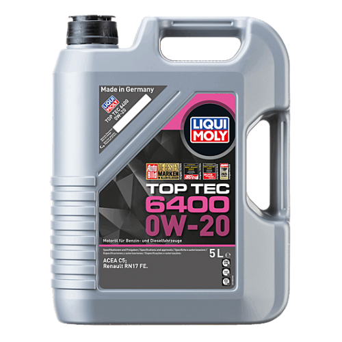 Motor&ouml;l LIQUI MOLY 21585 Top Tec 6400 0W-20 Engine Motor Oil Kanister 5 Liter
