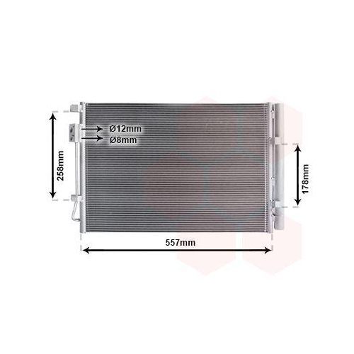 VAN WEZEL Kondensator, Klimaanlage 82015700