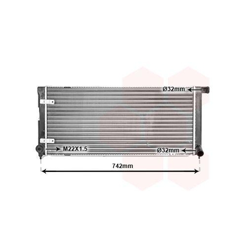 VAN WEZEL K&uuml;hler, Motork&uuml;hlung 58002042